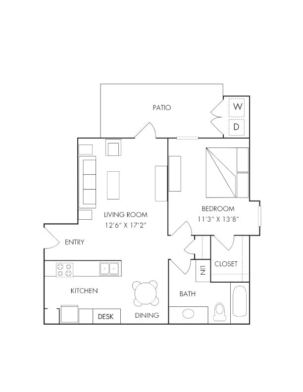 1 Bed/1 Bath - Villas at Bulverde