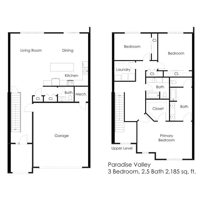 Floorplan - Paradise Valley Townhomes & Apartments