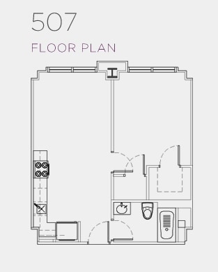 1BR/1BA - City View Lofts