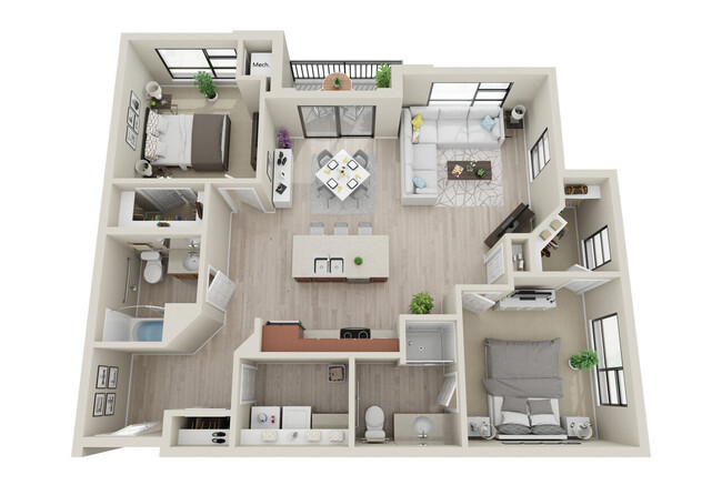 Floorplan - The Landing at 818