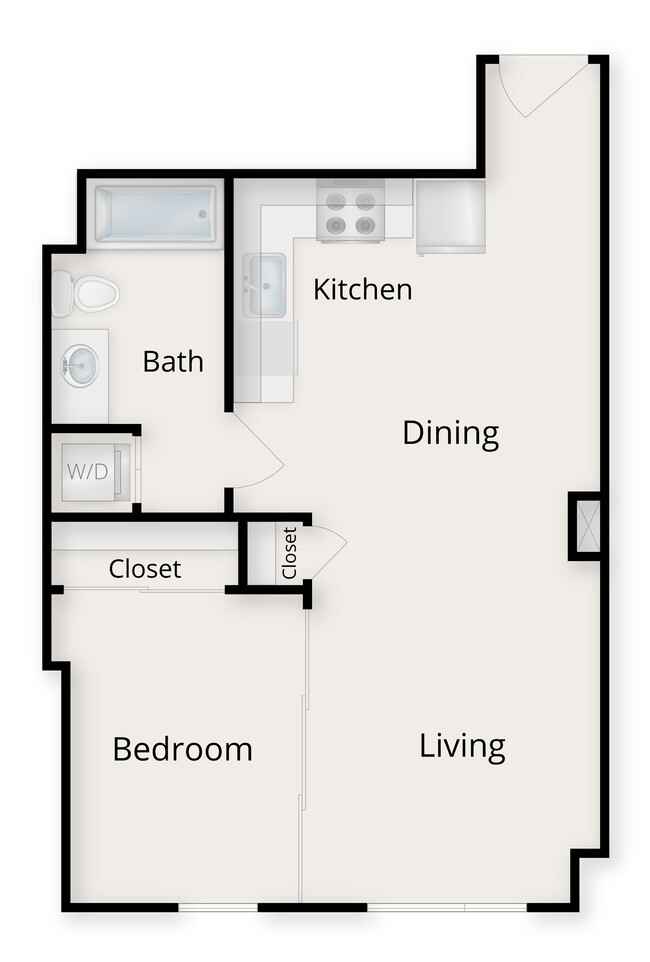 Sequel - C 1x1 - 1 Beds - 1 Baths - 556 Sq. ft. - Sequel