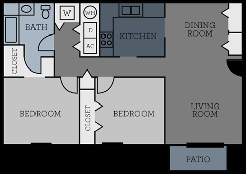 2BR/1BA - Charlestown Crossing Apartments