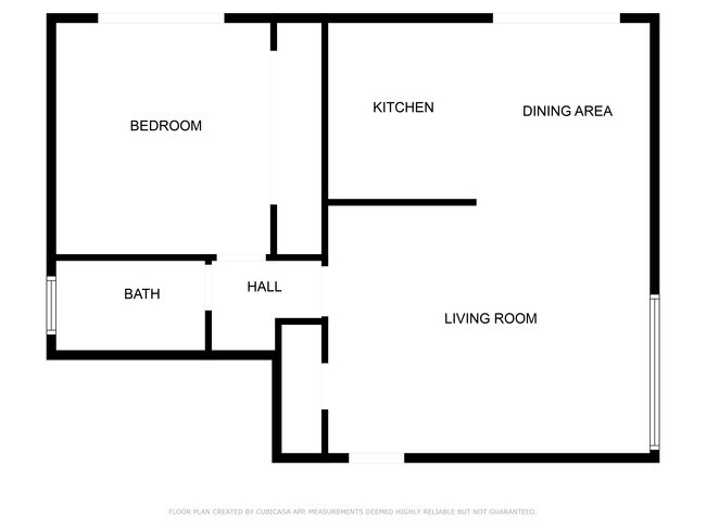 1 Bedroom Floor Plan - Corteen Apartments