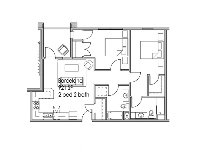 Floorplan - Uptown Apartments