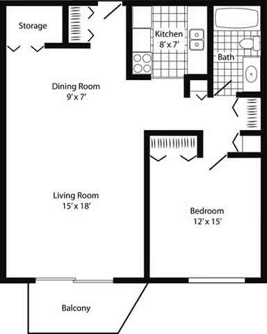 Floorplan - Manor Royal Apartments