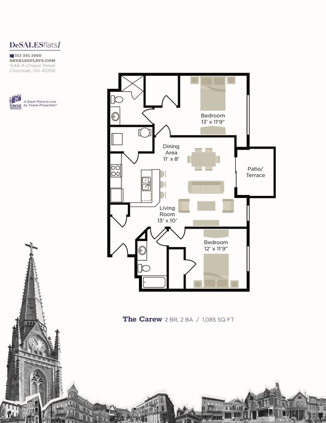 Floorplan - DeSales Flats Apartments*