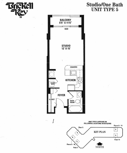 Floorplan - 540 Brickell Key Dr