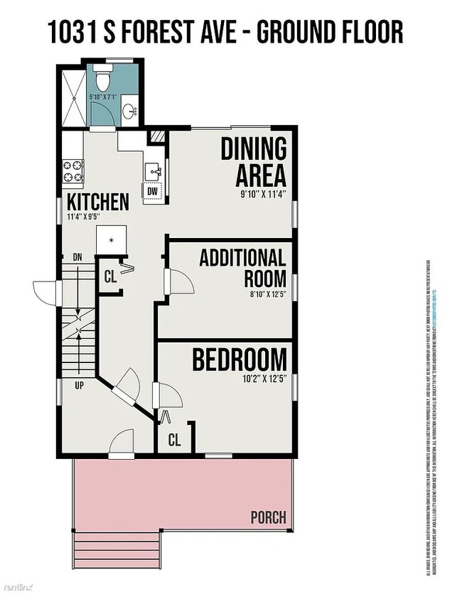 Floorplan - 1031 S Forest Ave