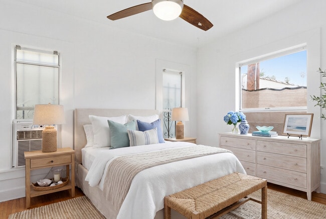 Staged bedroom - 1950 S Palm Grove Ave