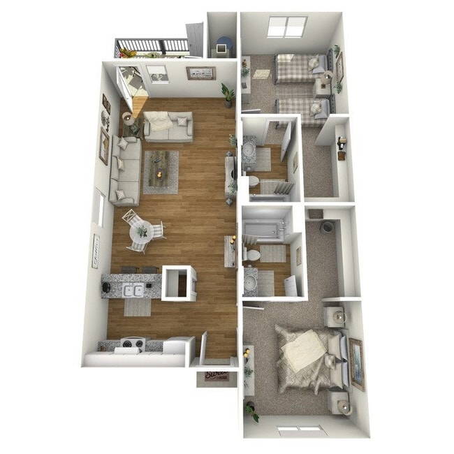 Floorplan - Shadow Creek Apartments