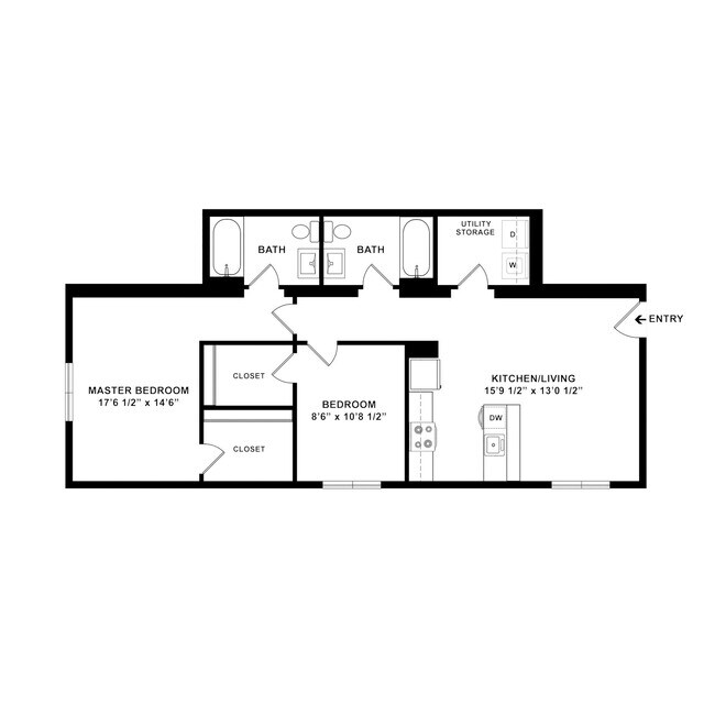 Floorplan - Manor Flats Off Sansom