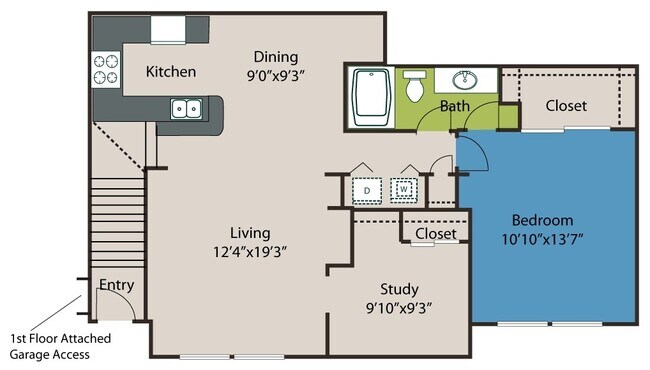 Floorplan - Joule on Memorial