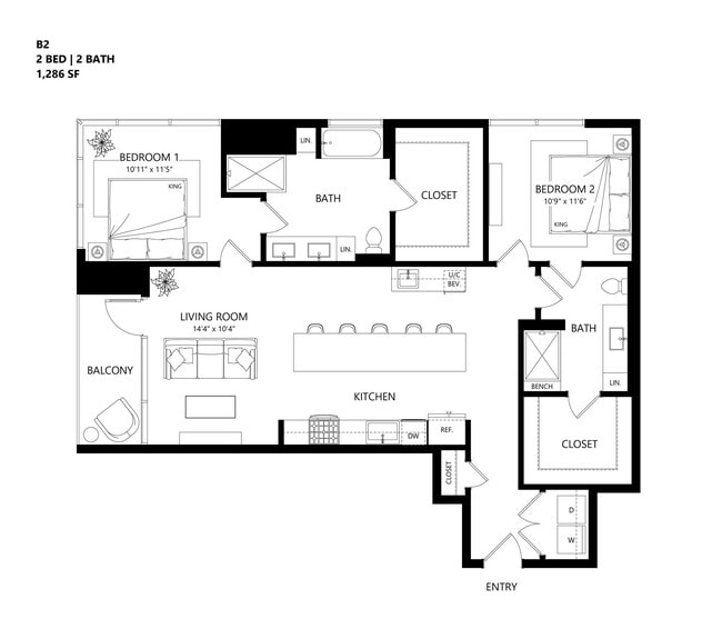 Floorplan - Bosque Residences