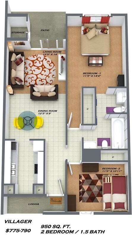 Villager - Sedgefield Apartments