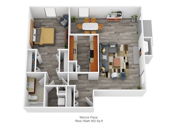 Floorplan - Merrick Place