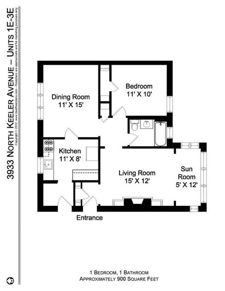 Building Photo - 3933 N Keeler Ave
