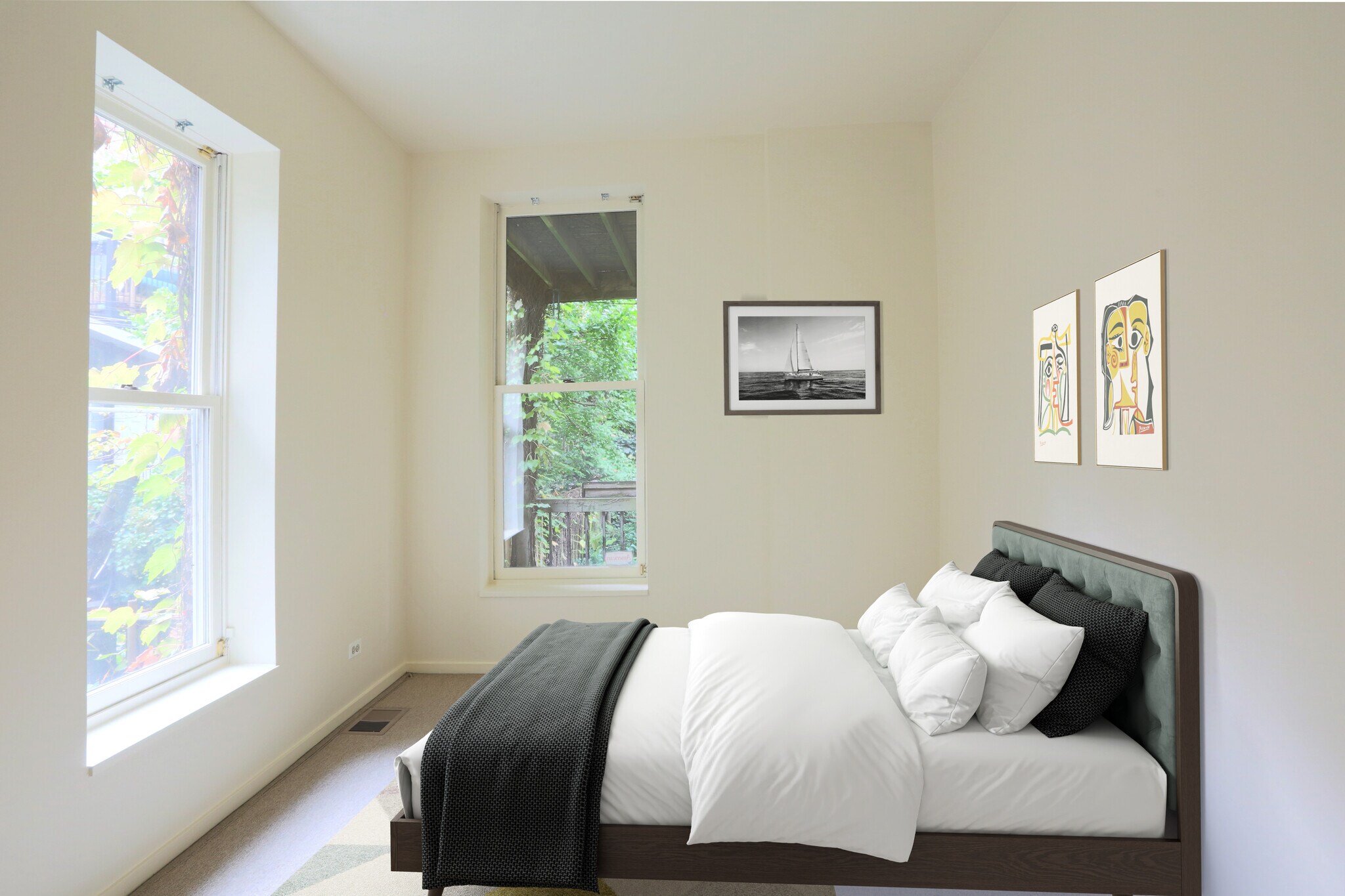 2nd Bedroom Staged - 2454 N Geneva Ter