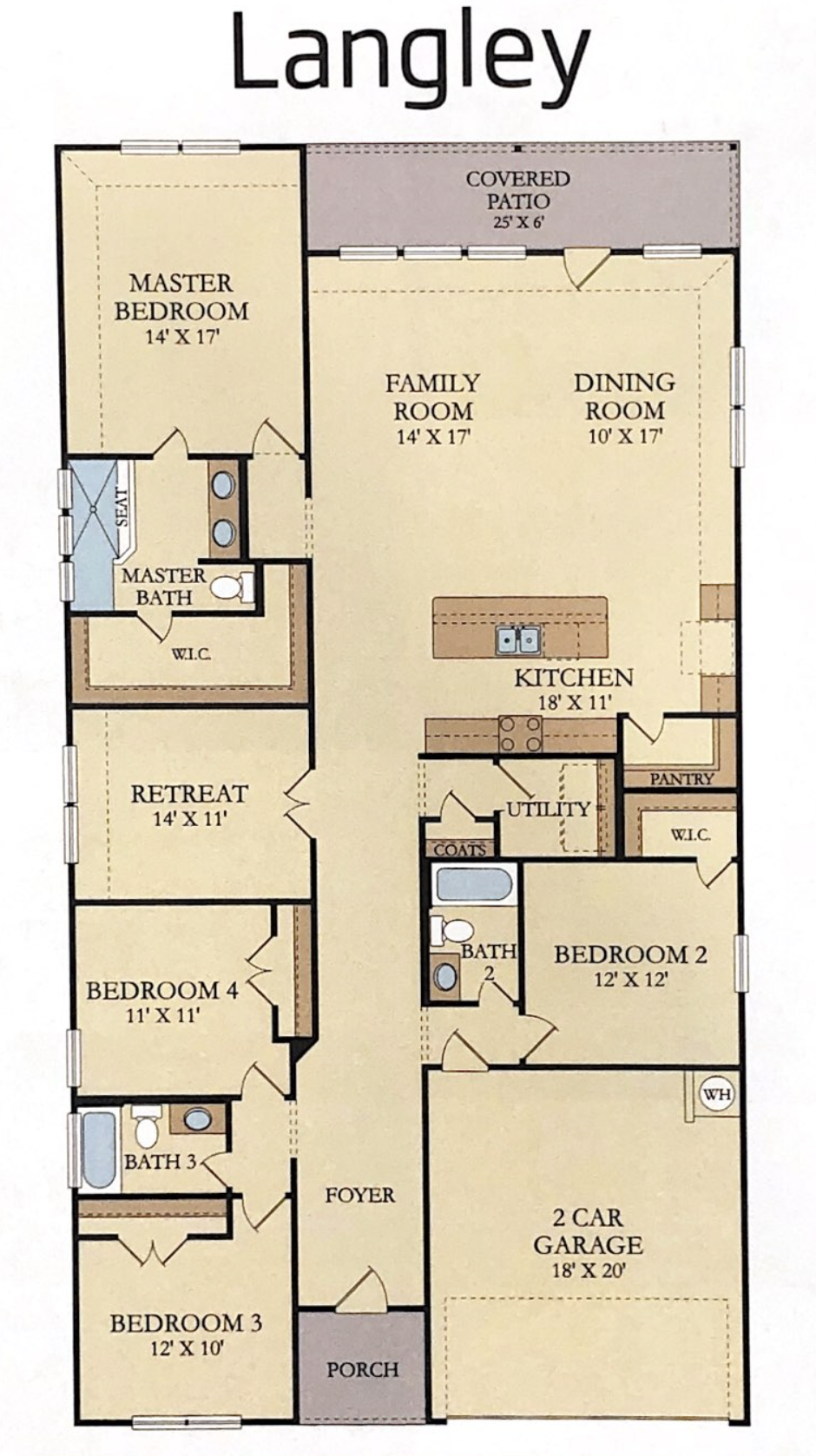 Layout of Home - 5443 Jasmine Spur