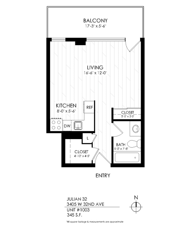 Floorplan - Julian32 at Highlands Square