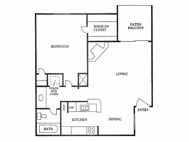 Floorplan - Cozumel Apartments