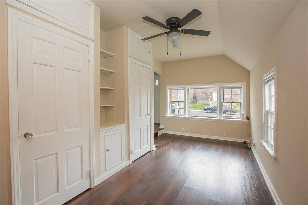 Built-in shelves and closets downstairs - 148 Niagara Ave
