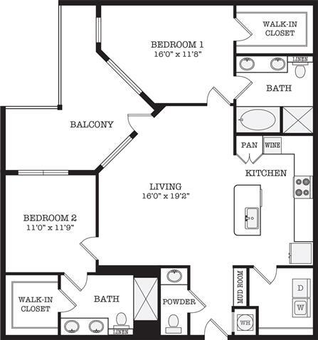 Floorplan - Revl Crockett Row