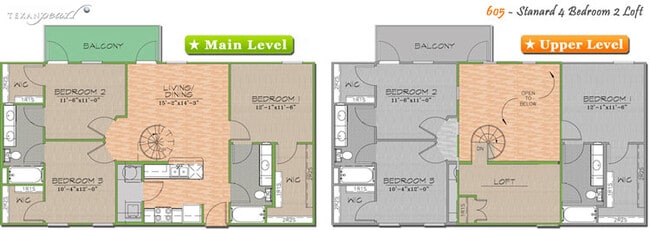 Floorplan - Texan Pearl Best Value in West Campus