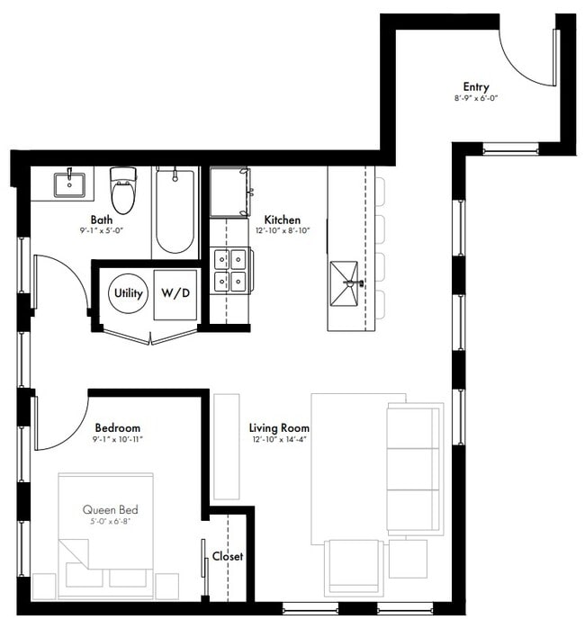 Apartment Type D - Harbor Flats