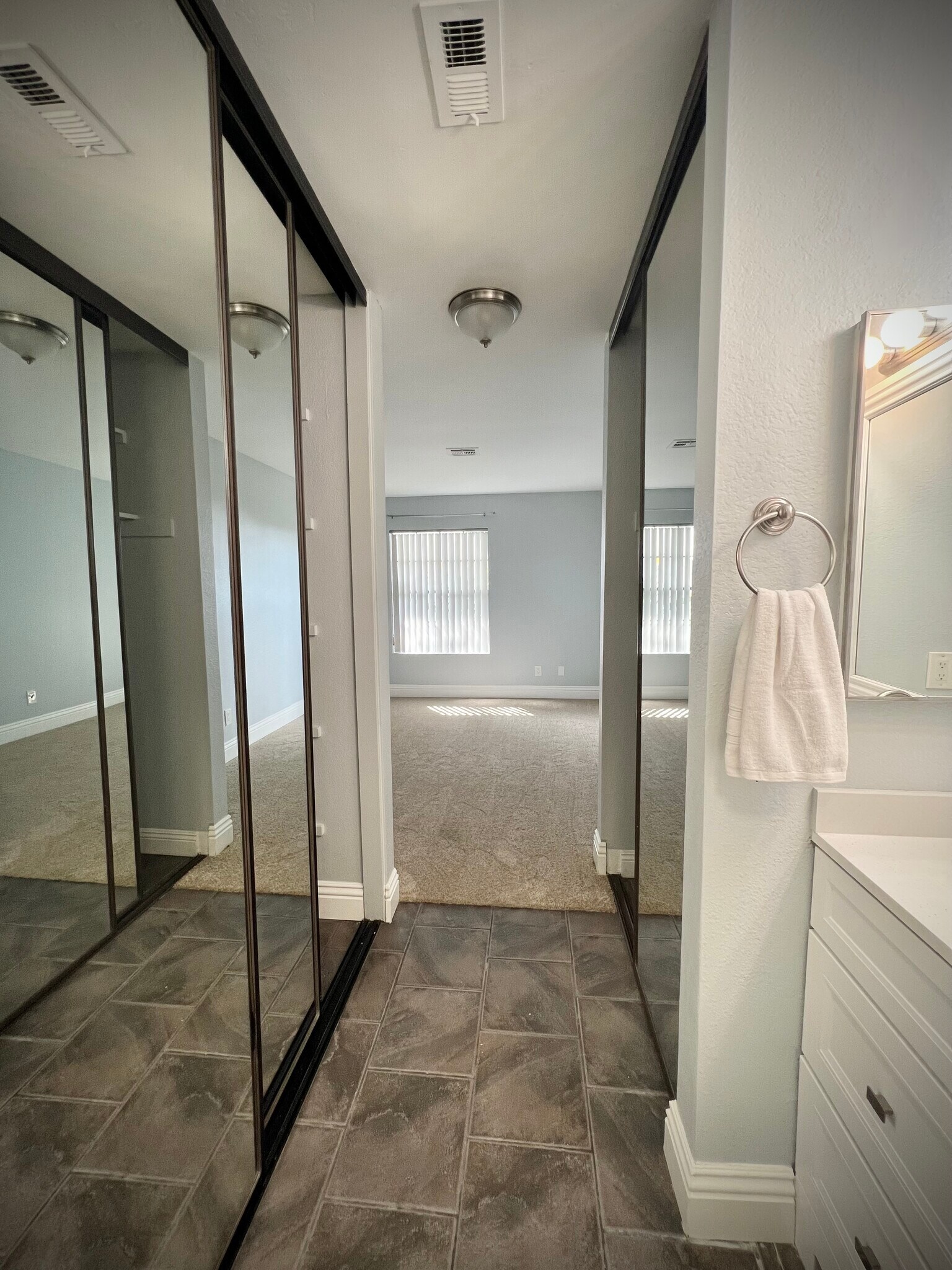 Primary bedroom #1 bathroom with 2 large closet spaces - 10341 Azuaga St