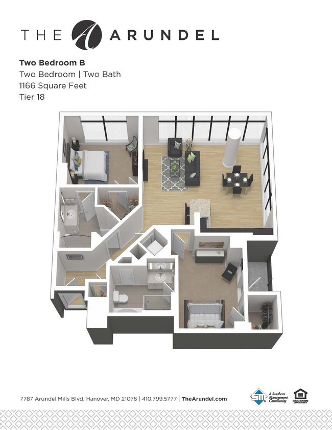 Floorplan - The Residences at Arundel Preserve