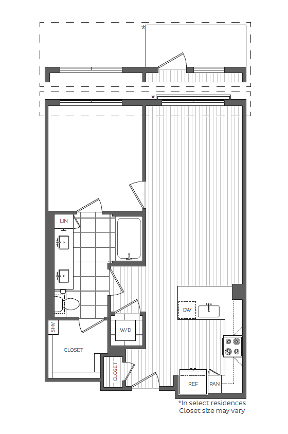 1bd / 1ba - The Overlook at Walnut Creek