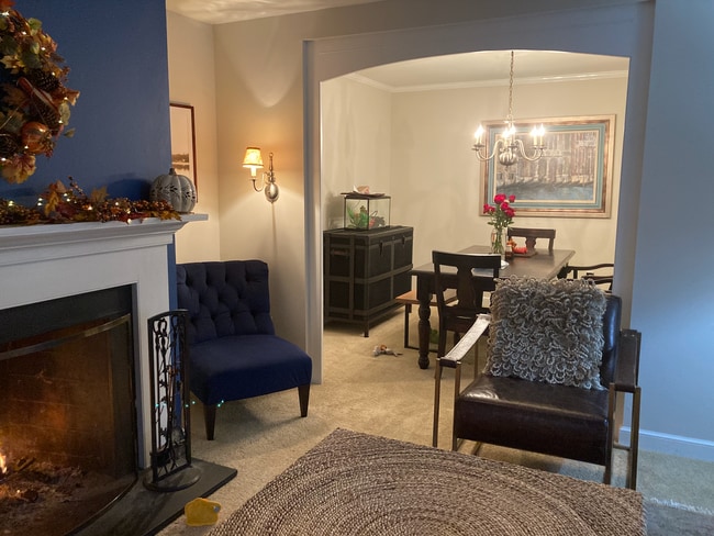 Living/ Dining/ with Fireplace - 36 Oak Knoll Dr