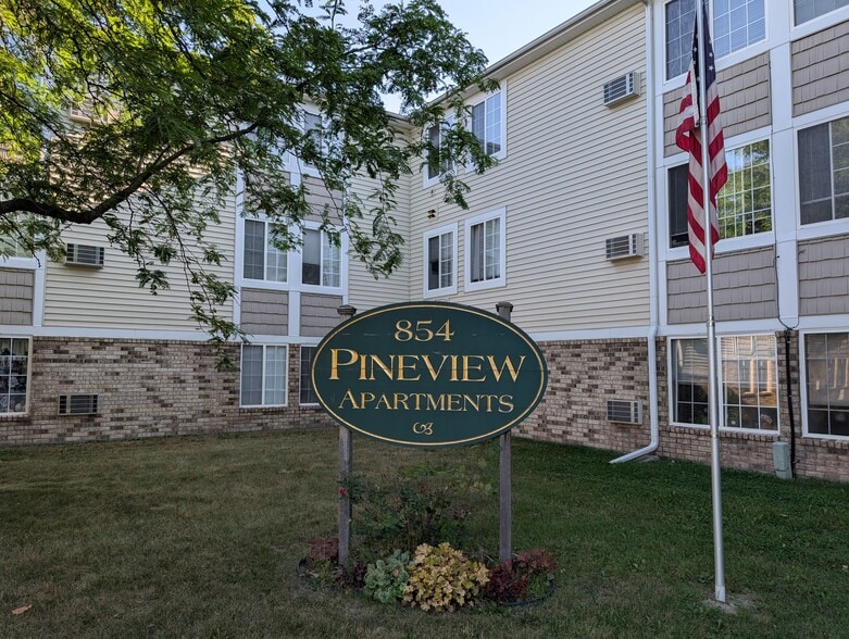 Entry Sign - Pineview Apartments (55 and older community)