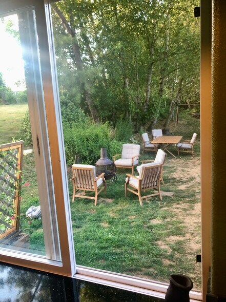 View out of the kitchen window - 32724 NE Chamberlain Rd