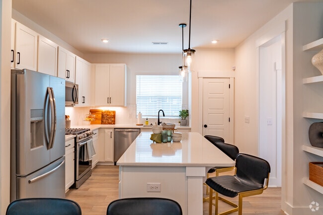 3BR, 2.5BA - 1585SF - 201 Kitchen - ABODE at Hargett