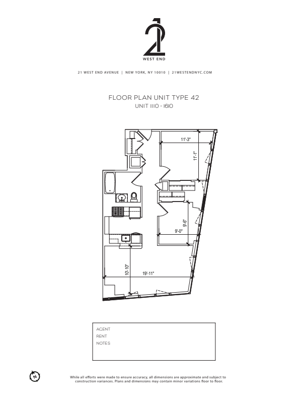 Floorplan - 21 West End Ave