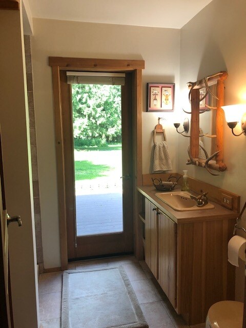 second bedroom bath onto back deck - 10329 206th Ave NE