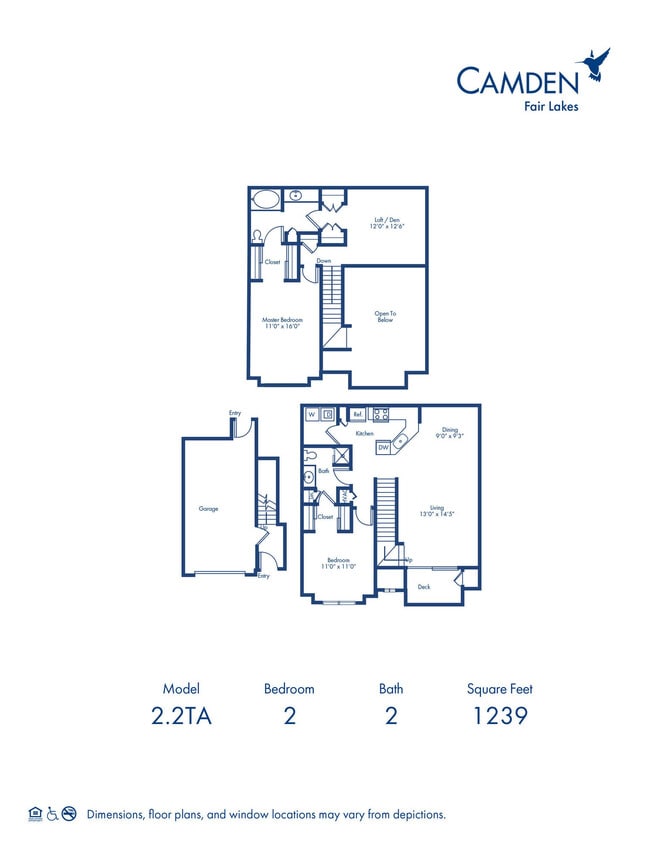 Floorplan - Camden Fair Lakes