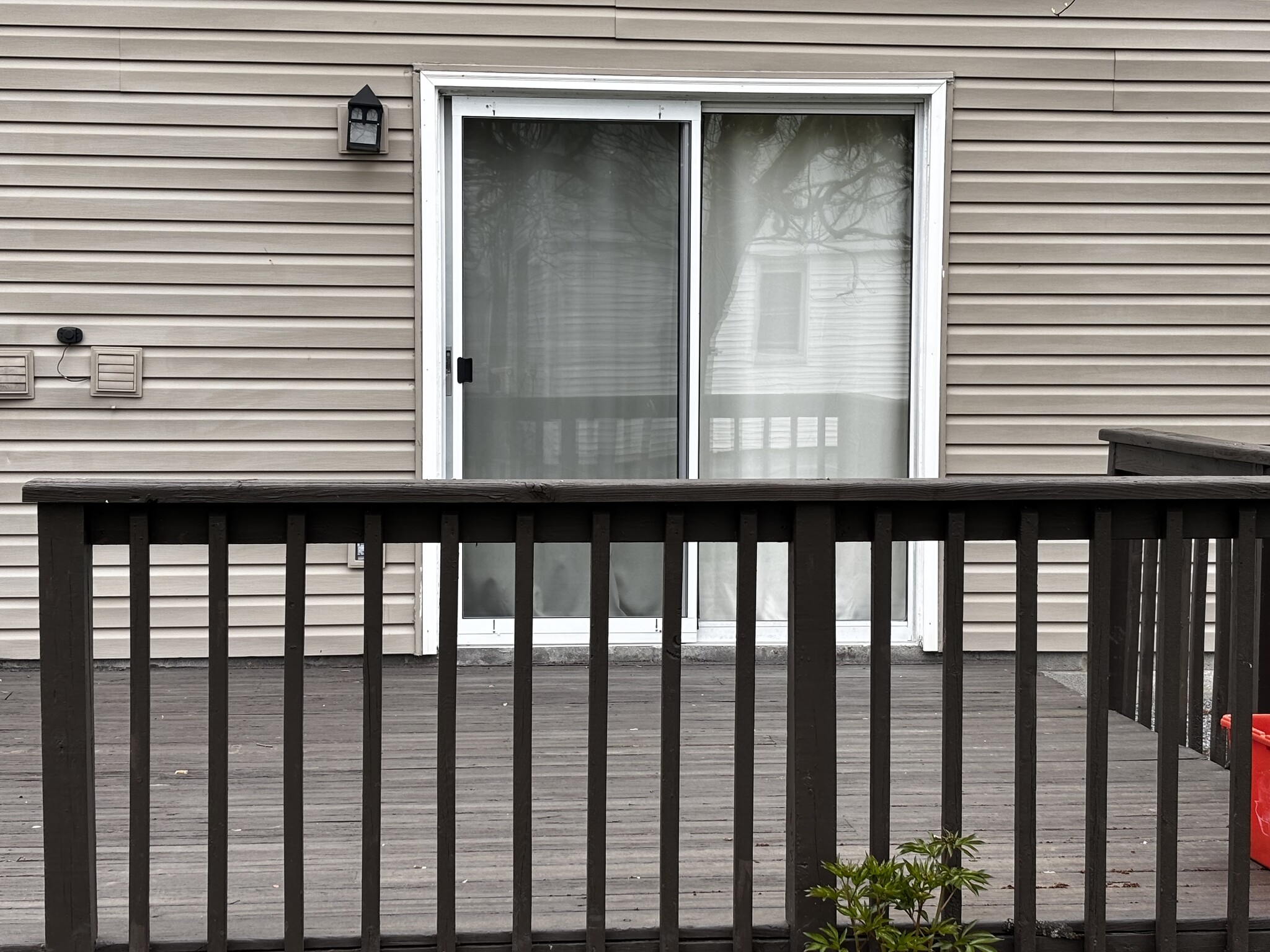 Rear patio - 114 N Harrison Rd