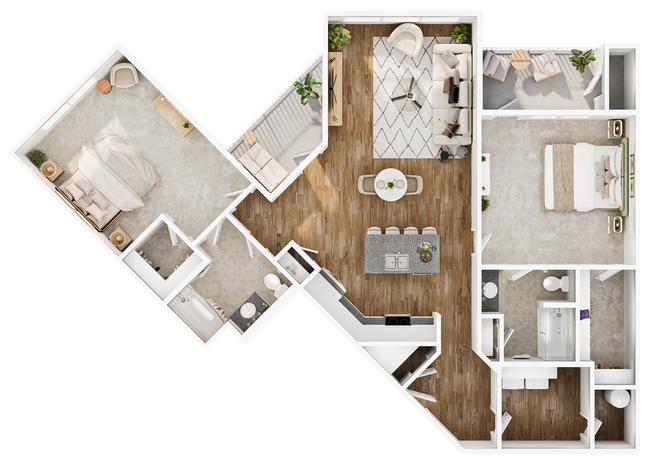 Floorplan - Hathaway at Lake Norman Apartments