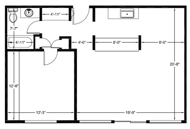 Floorplan - Riverview West Apartments