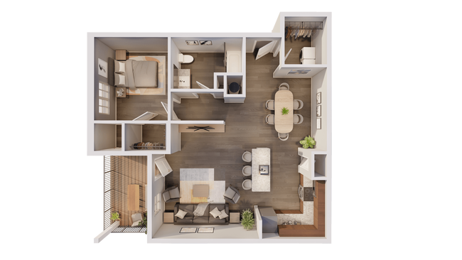 Floorplan - The Commons Apartments
