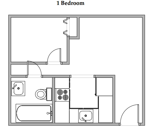 Floorplan - Village Green Apartments