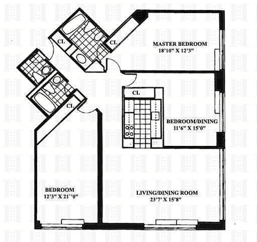 floorplan - 303 E 43rd St