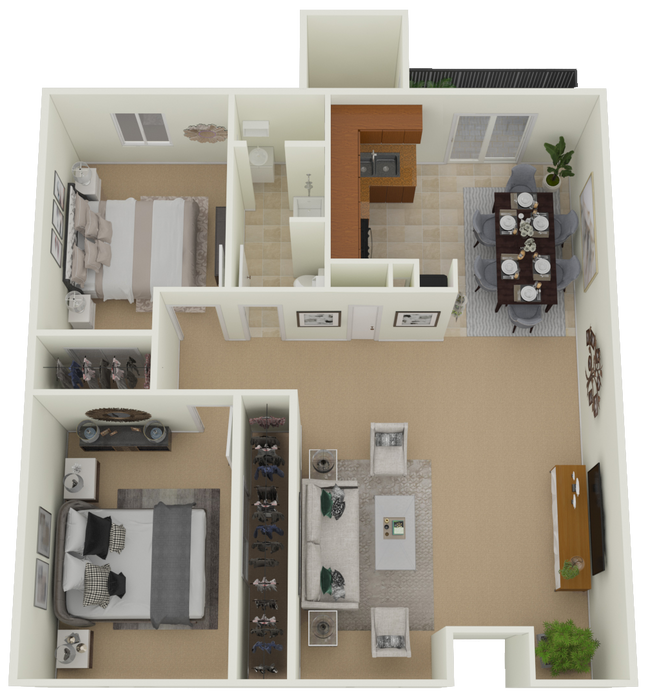 Floorplan - Cedar Ridge Apartments