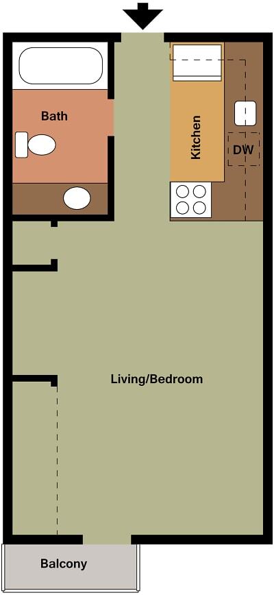 Floorplan - Quail Ridge Apartments