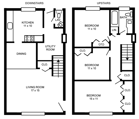 3 Bedroom - Granada Gardens Apartments & Townhomes