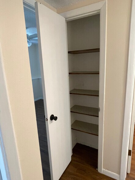 hallway closet - 207 Wellons Dr