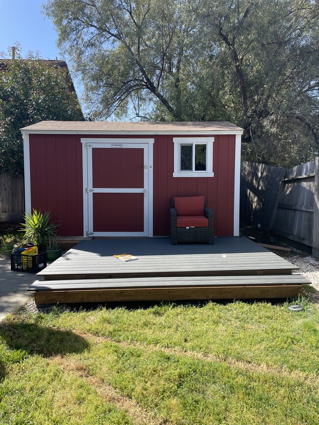 New Tuff Shed with Deck - 237 Buffet Ct