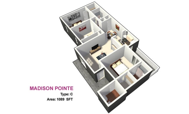 Three Bed / Two Bath - Madison Pointe
